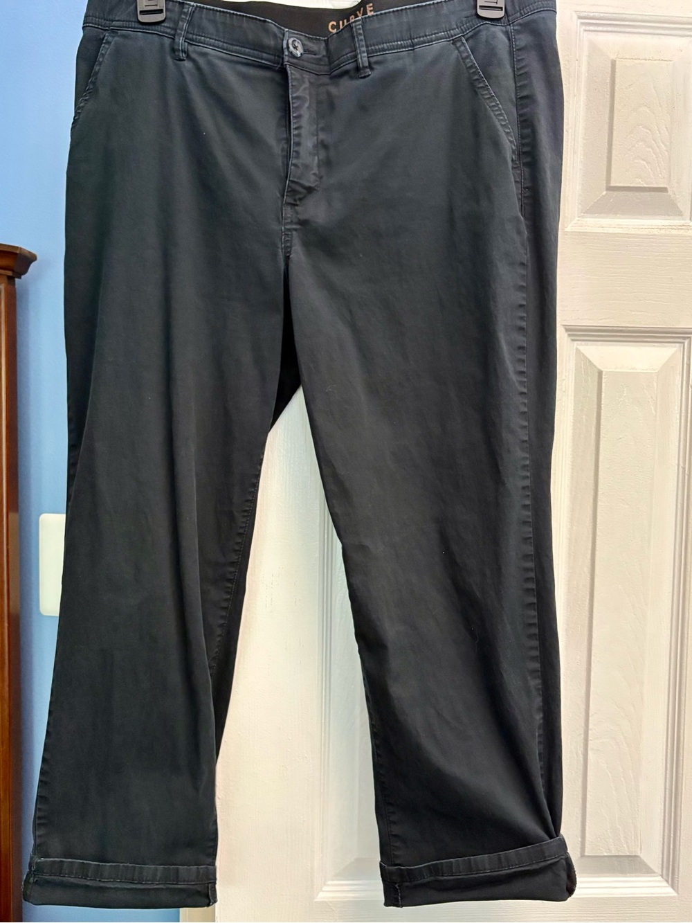 Curve Appeal Black Cropped Pants